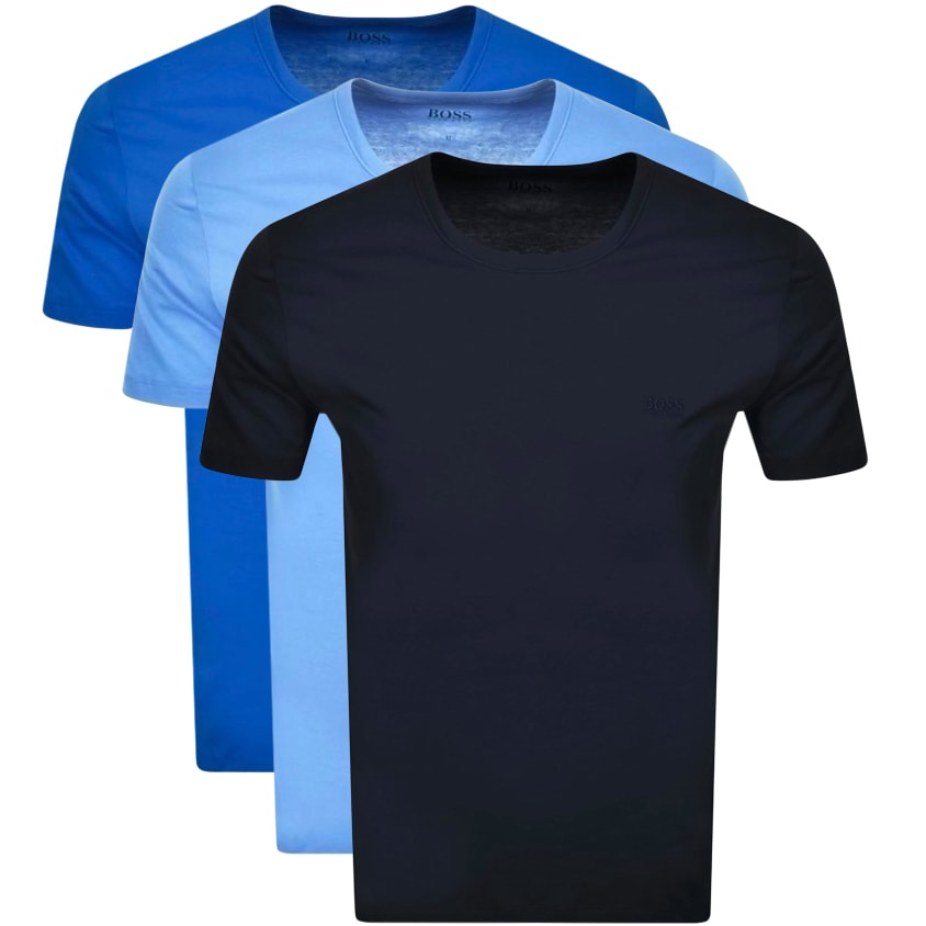 Alternative Image for ProductBOSS HUGO BOSS Multi Colour Triple Pack T Shirts1